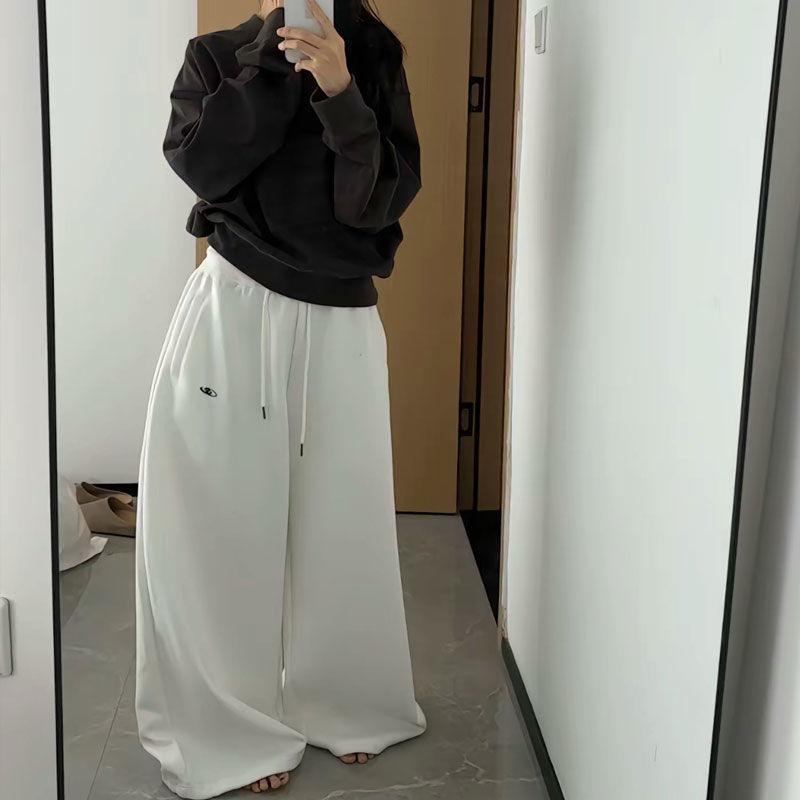 Wide Leg Drawstring Sweatpants for Women - Manuela