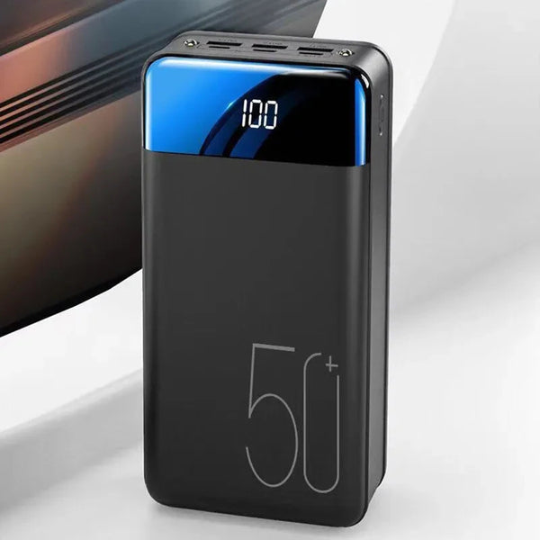 50,000 mAh Power Bank | Ultra-Fast Charging | Compatible with Laptops, Tablets & Smartphones | Compact & Highly Powerful