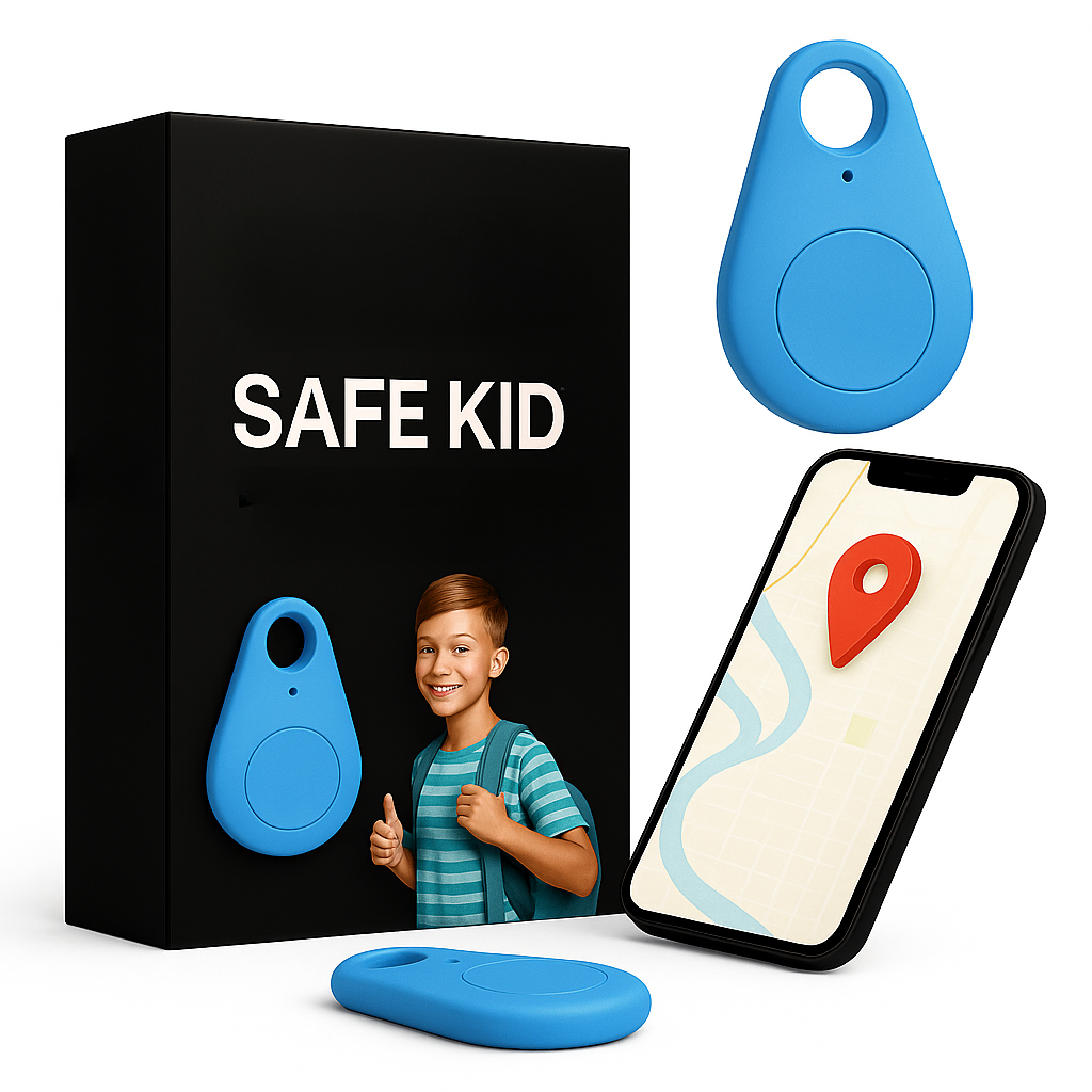 Waterproof Child GPS Tracker with Live Location & SOS Features