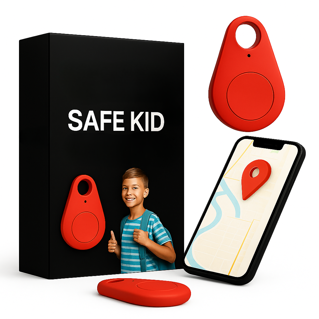 Waterproof Child GPS Tracker with Live Location & SOS Feature