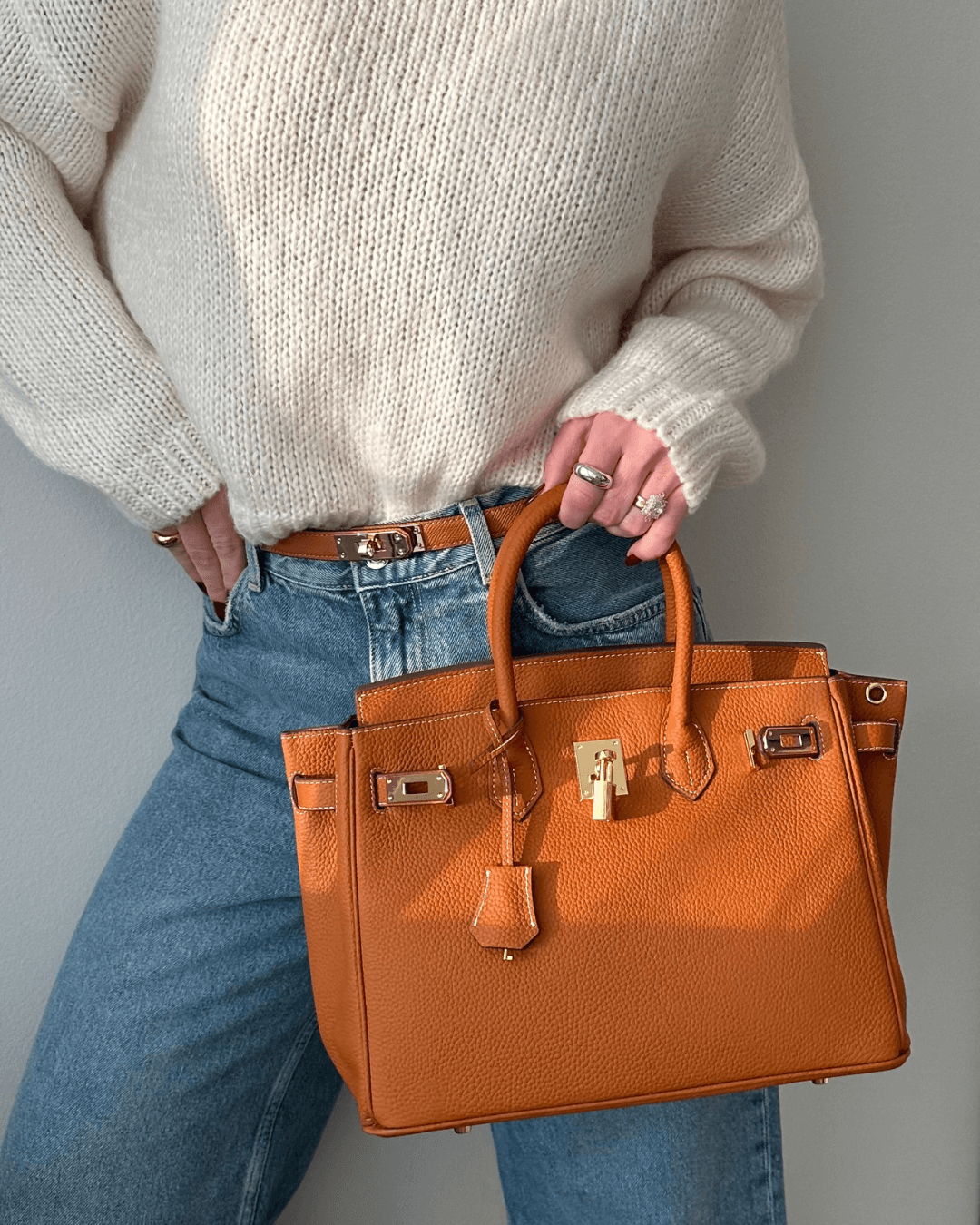 Women's Leather Handbag | Large