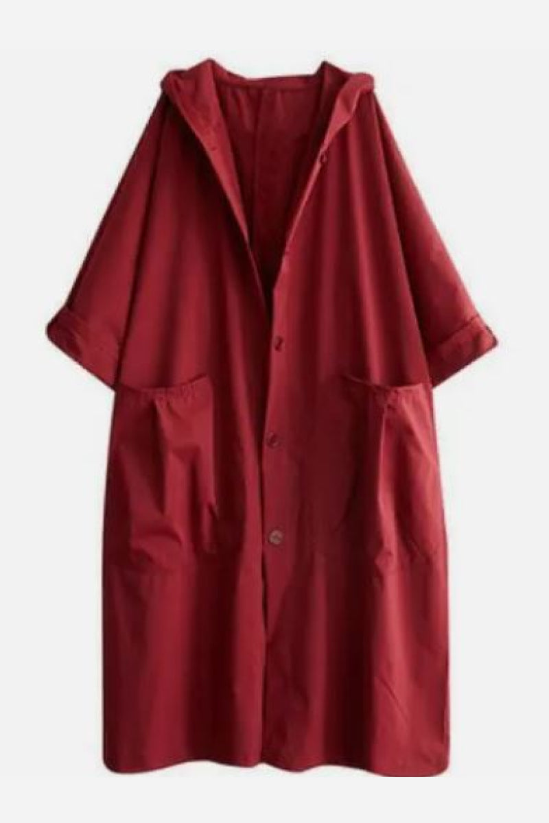 Women's Loose Coat | Large Pockets