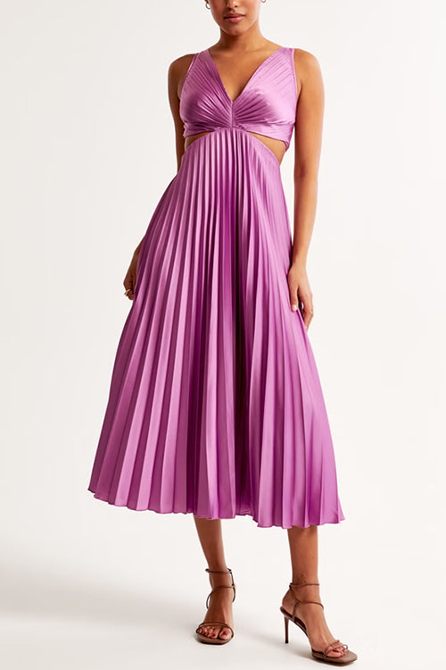Party V-Neck Loubei Dress | Long