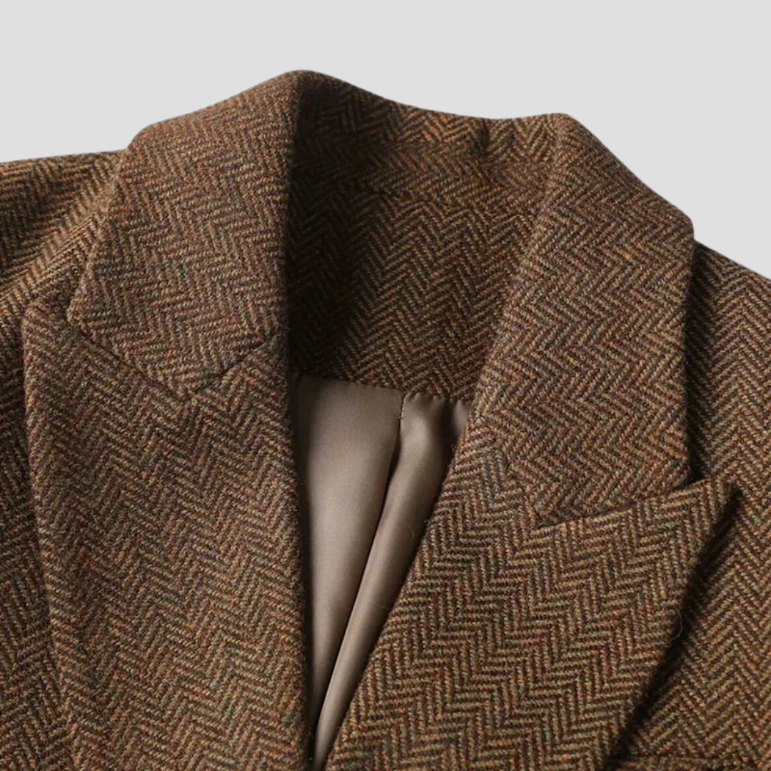 Women's Tweed Coat | Belt