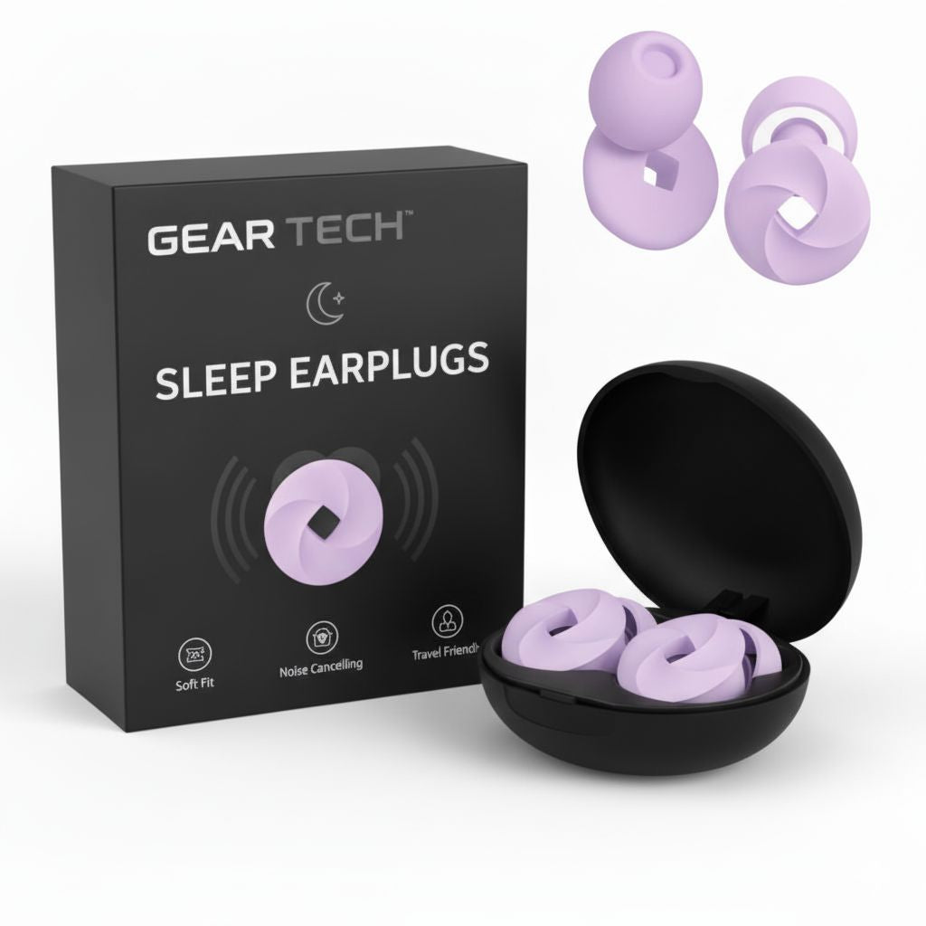 Sleep Ear Plugs with 33 dB Noise Reduction for All-Night Comfort