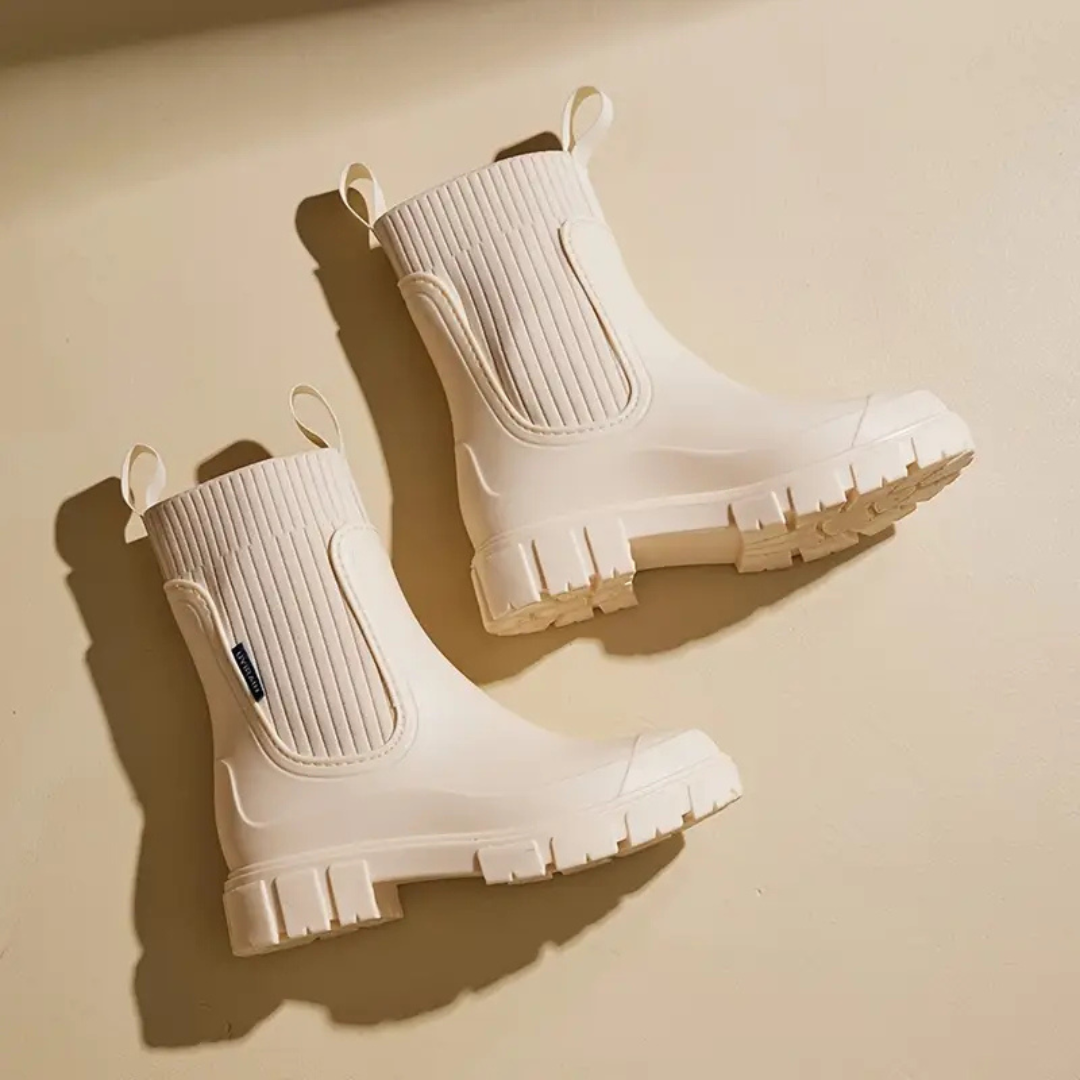 Women's Elastic Band Rainproof Boots | Anti-Slip