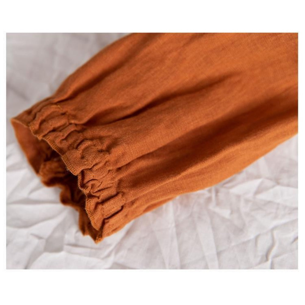 Long Sleeve Button Up Blouse for Women - Viola