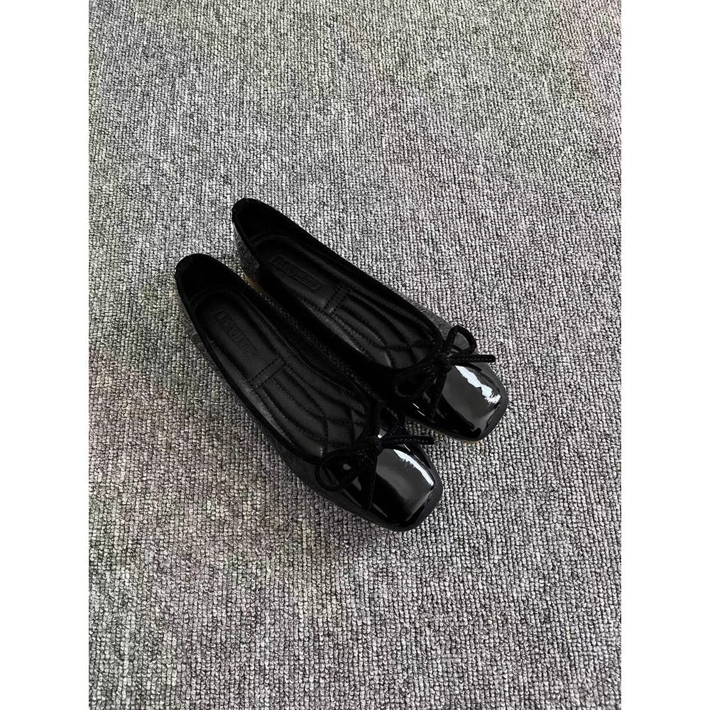 Patent Leather Ballerinas for Women - Eva