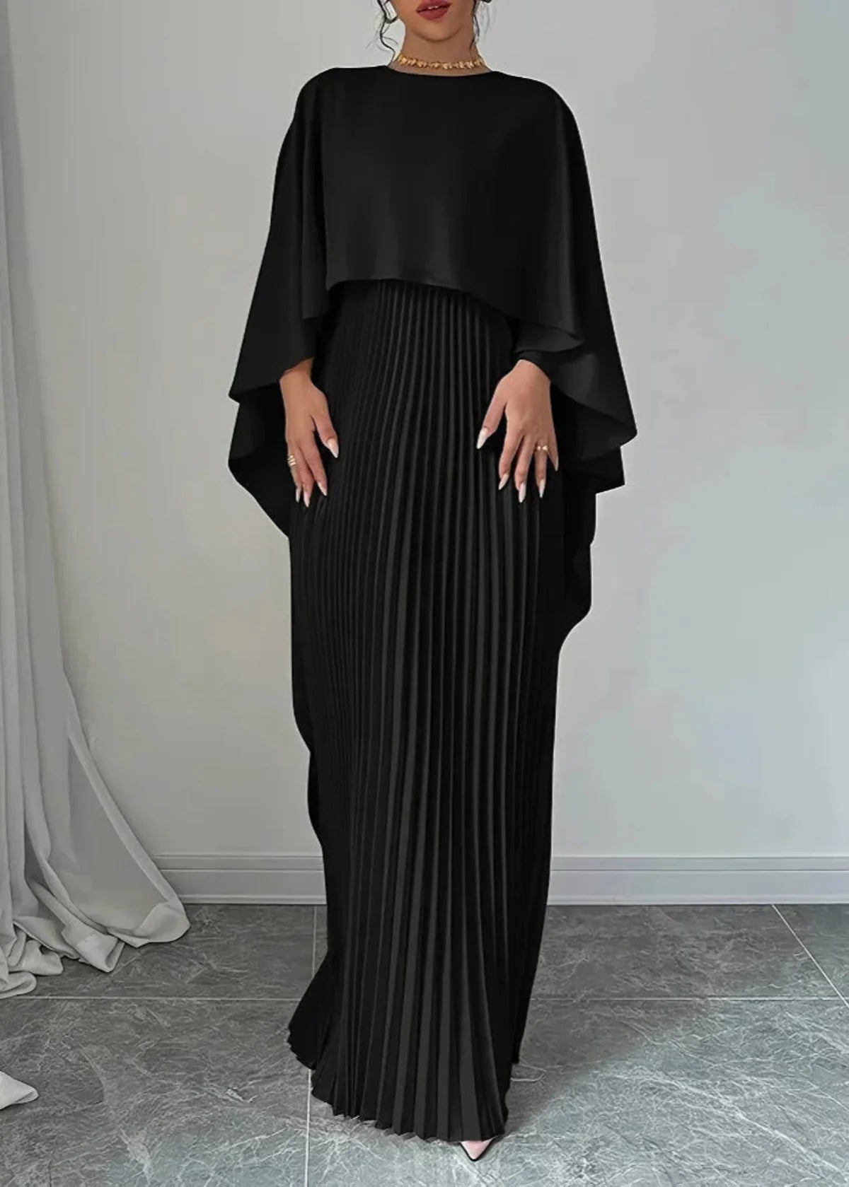Party Batwing Long Dress | Maxi