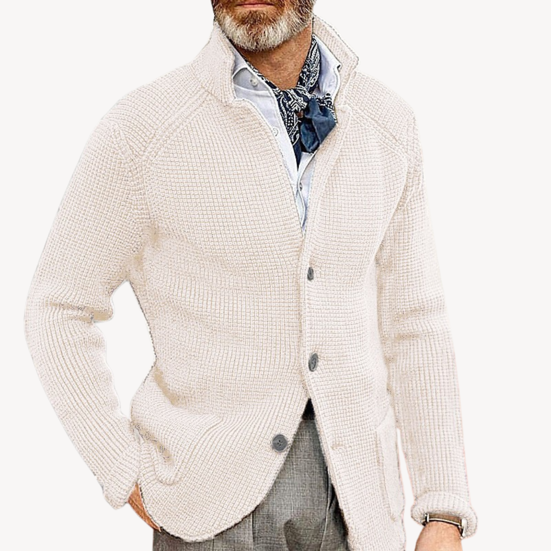 Men's Thick Coat | Knitted