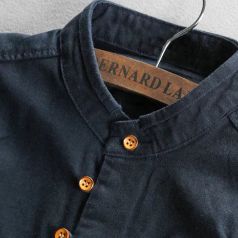 Men's Elegant Shirt | Stand Collar
