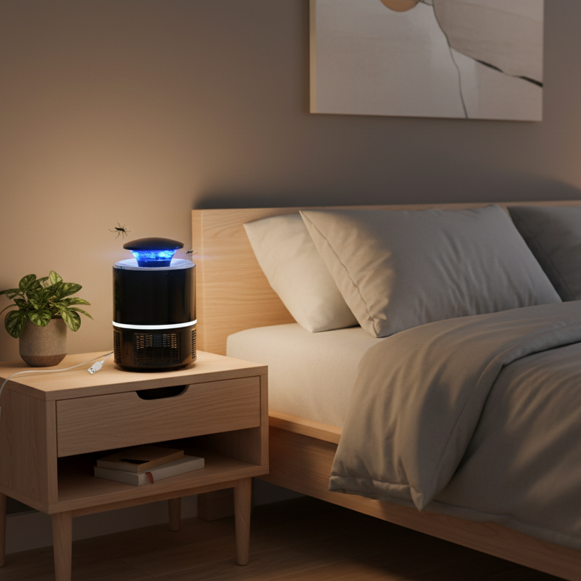 Silent UV Mosquito Lamp with USB and Anti-Shock System