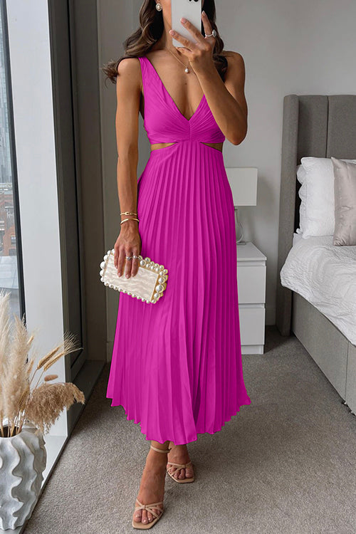 Party V-Neck Loubei Dress | Long