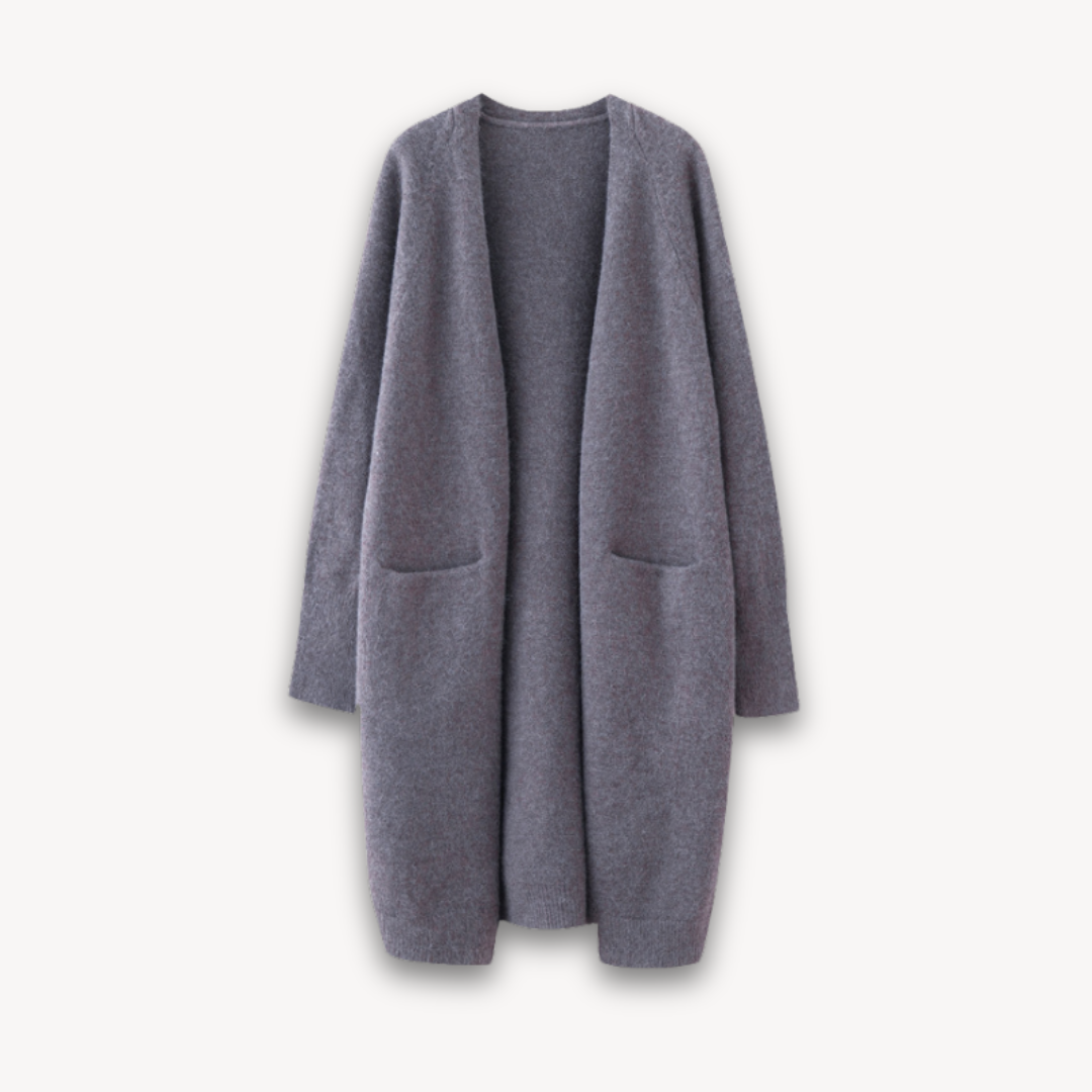 Women's Soft Knitting Cardigan | Long