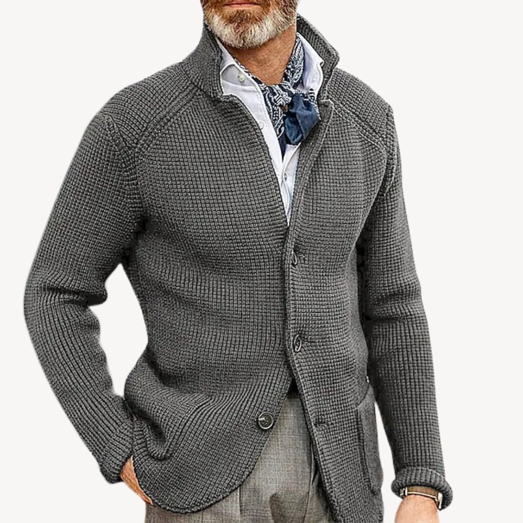 Men's Thick Coat | Knitted