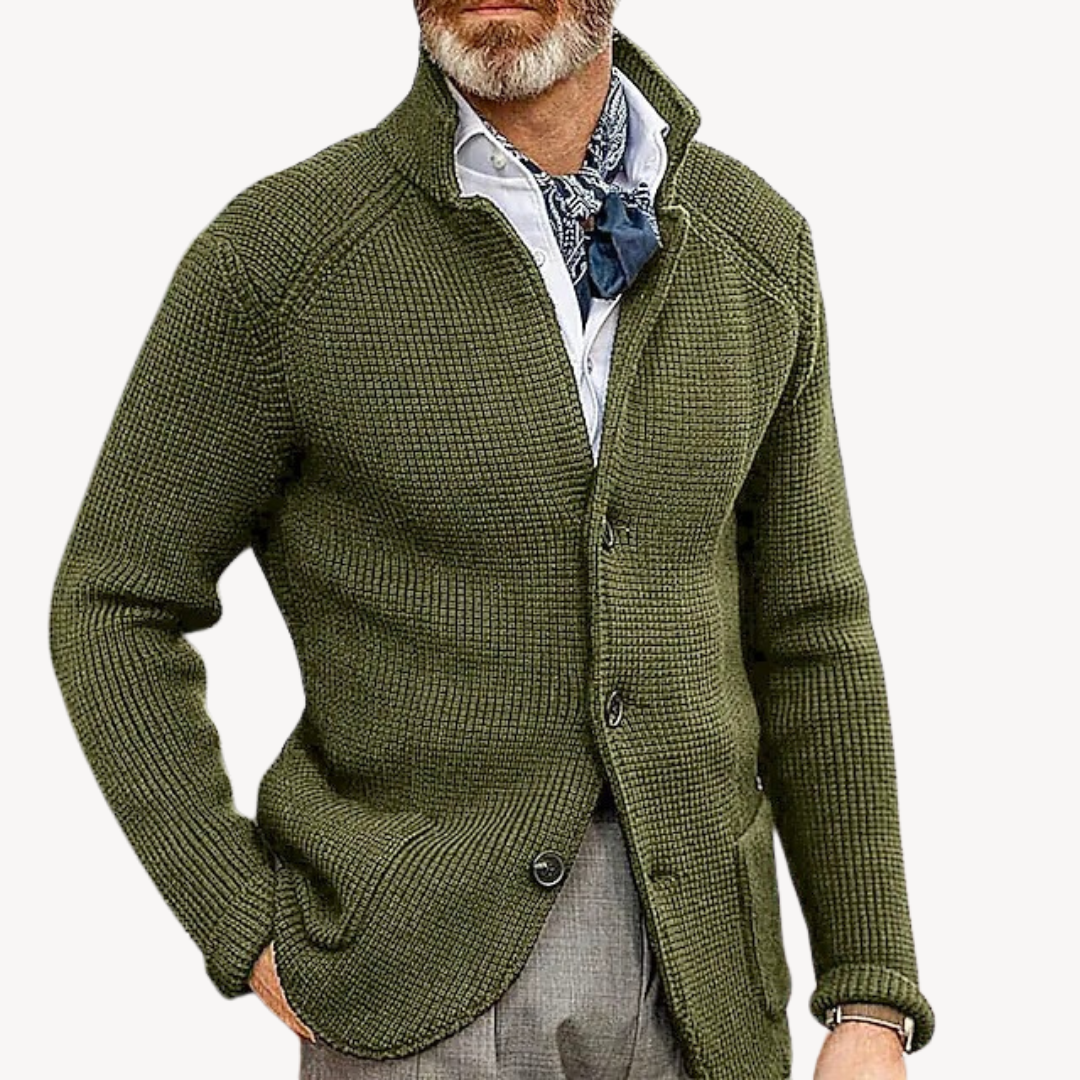 Men's Thick Coat | Knitted