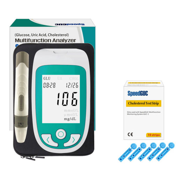 Health Monitor: Cholesterol, Glucose & Uric Acid Levels