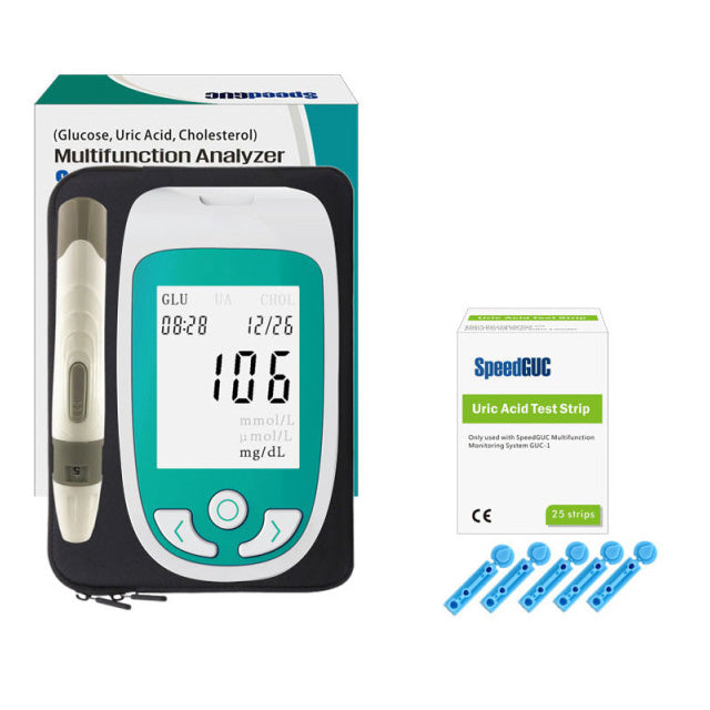 Health Monitor: Cholesterol, Glucose & Uric Acid Levels