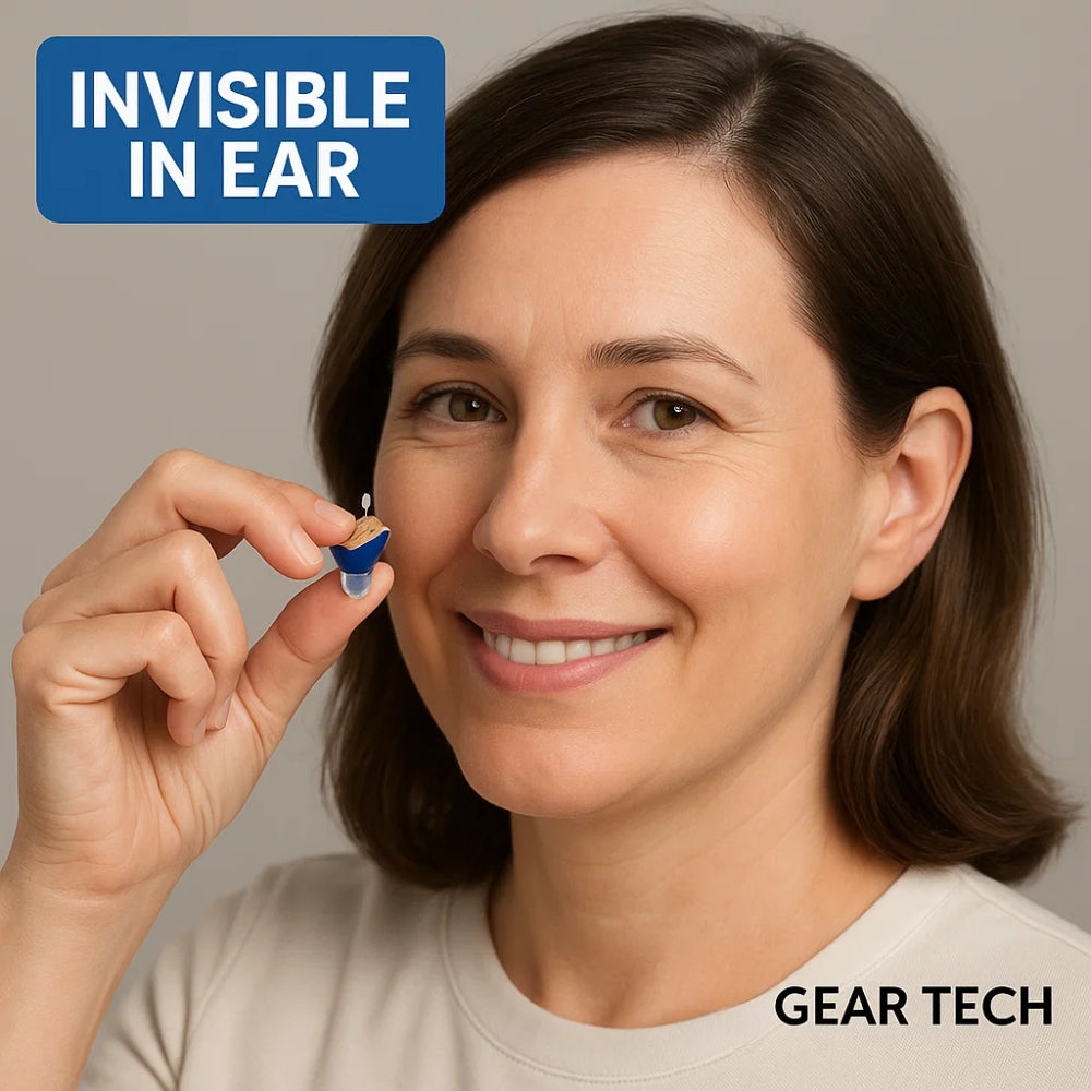 In-Ear Rechargeable Hearing Aids with Clear Sound
