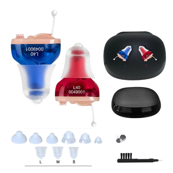 In-Ear Rechargeable Hearing Aids with Clear Sound