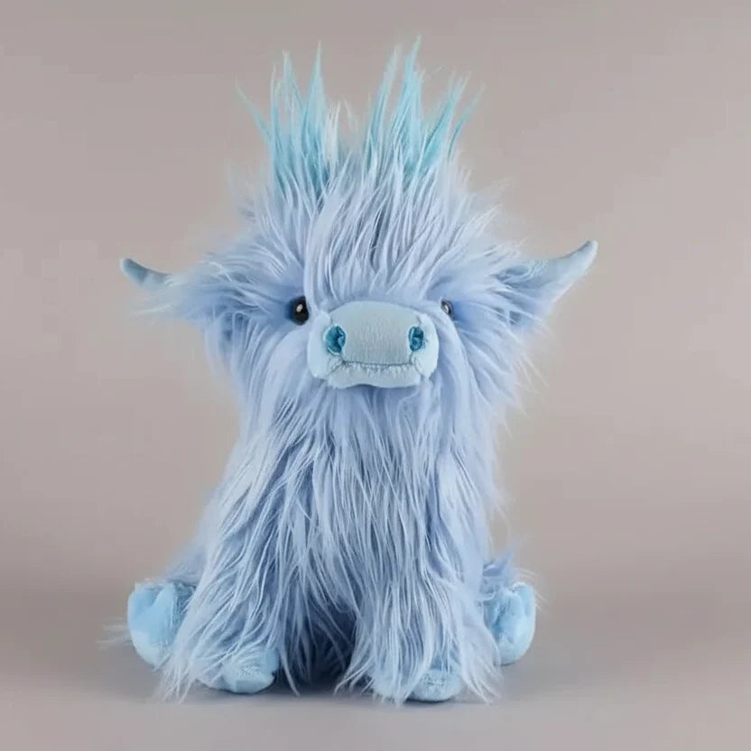 Soft Plush Highland Cow – Adorable Cuddle Toy for Friends