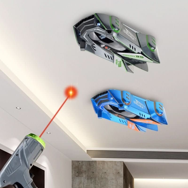 Laser-Controlled Wall-Climbing RC Car for Kids