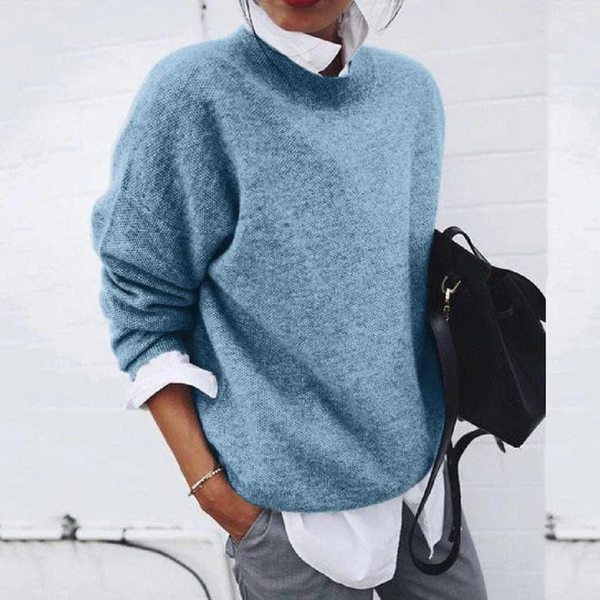 Women's Crew Neck Sweater | Long sleeves