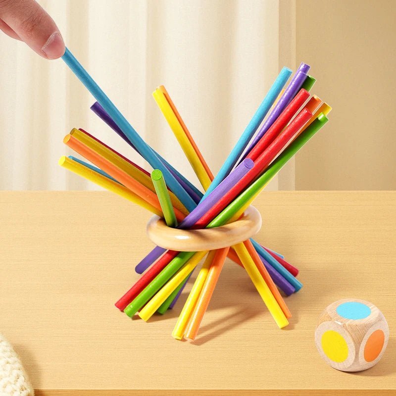 Montessori Counting Sticks Set for Cognitive Growth and Coordination