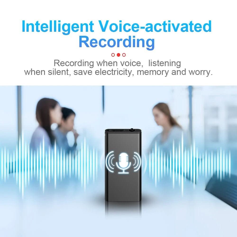Mini Ultra-Light Dictaphone with Voice Activation & 32 GB Storage
