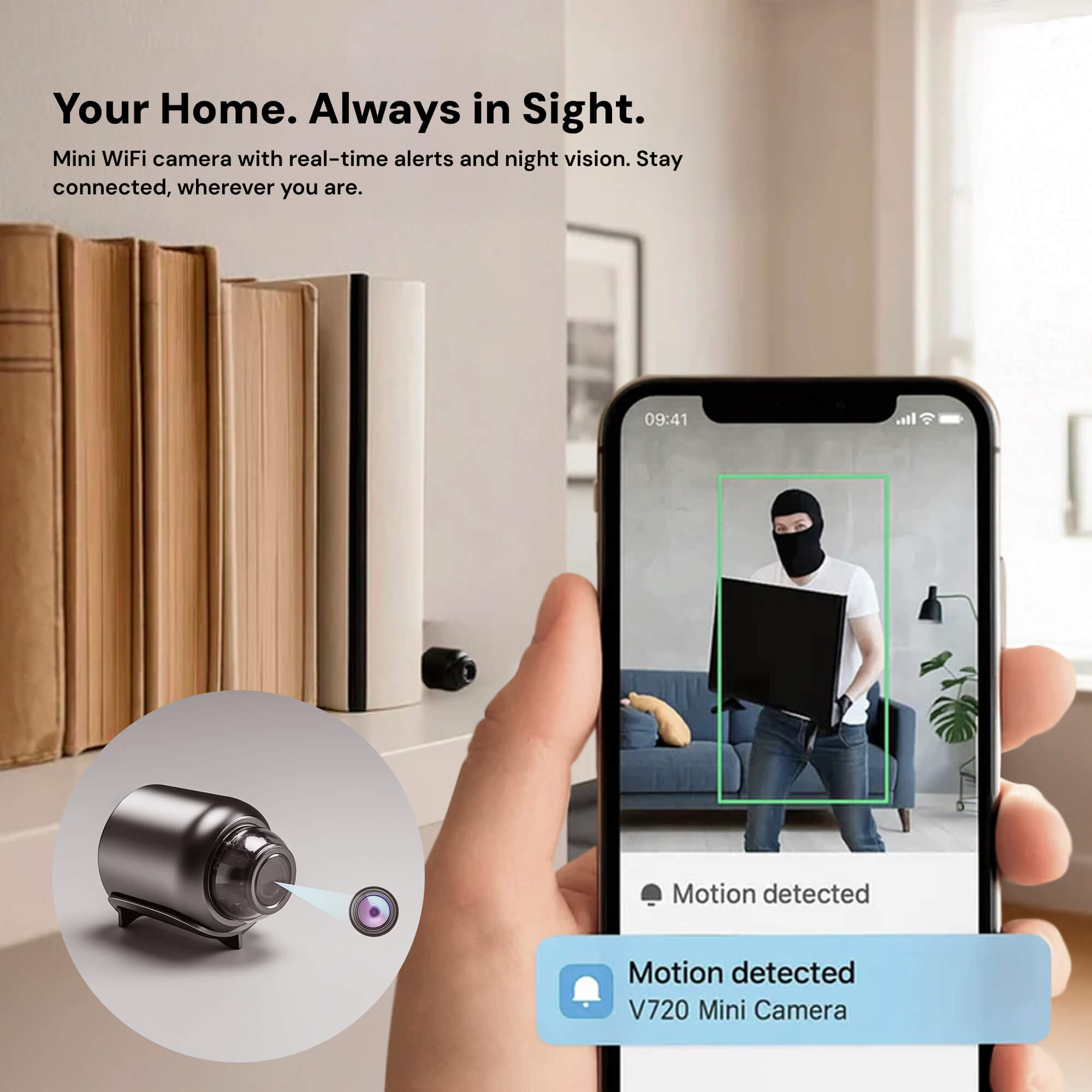 Wireless Nanny Surveillance Camera with Audio
