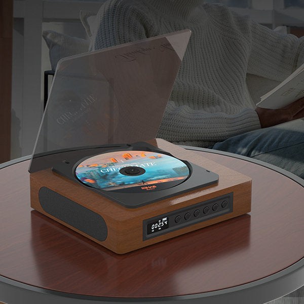 Vintage Bluetooth CD Player with USB-C Port