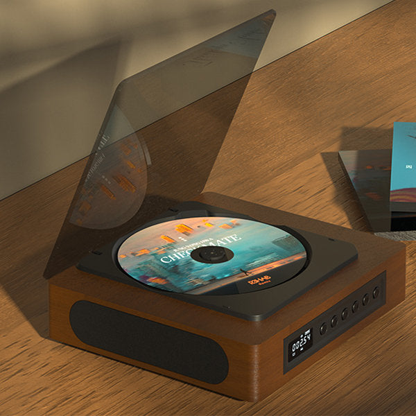 Vintage Bluetooth CD Player with USB-C Port