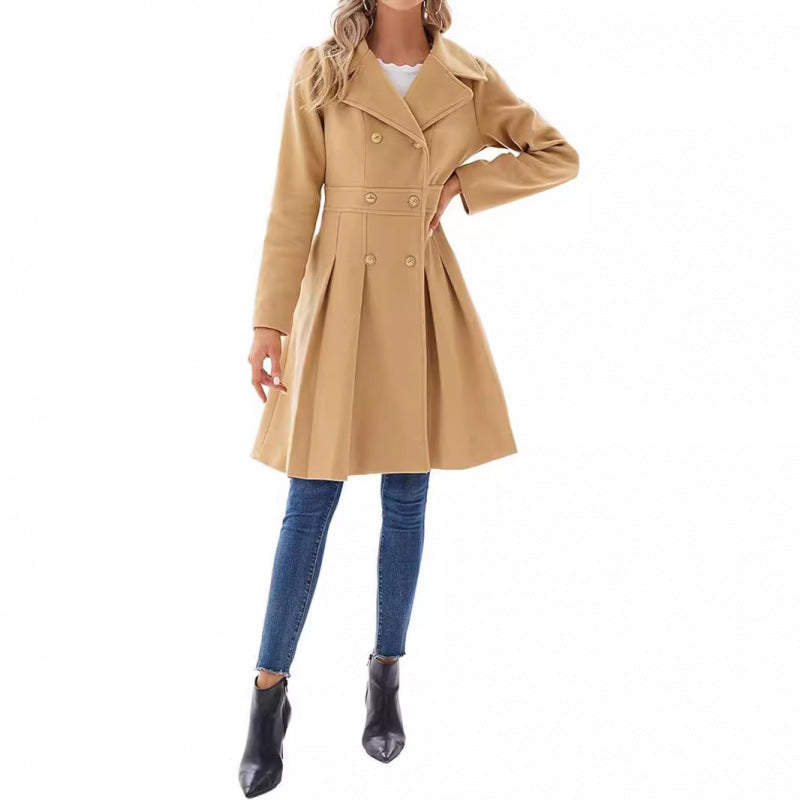 Women's Fitted Trench Coat | Double Button