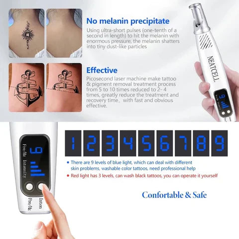Laser Pen for Tattoo, Mole, and Freckle Removal
