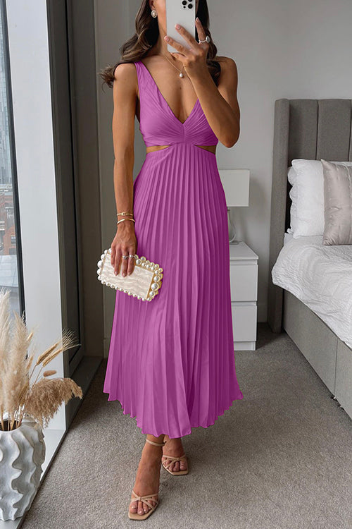 Party V-Neck Loubei Dress | Long