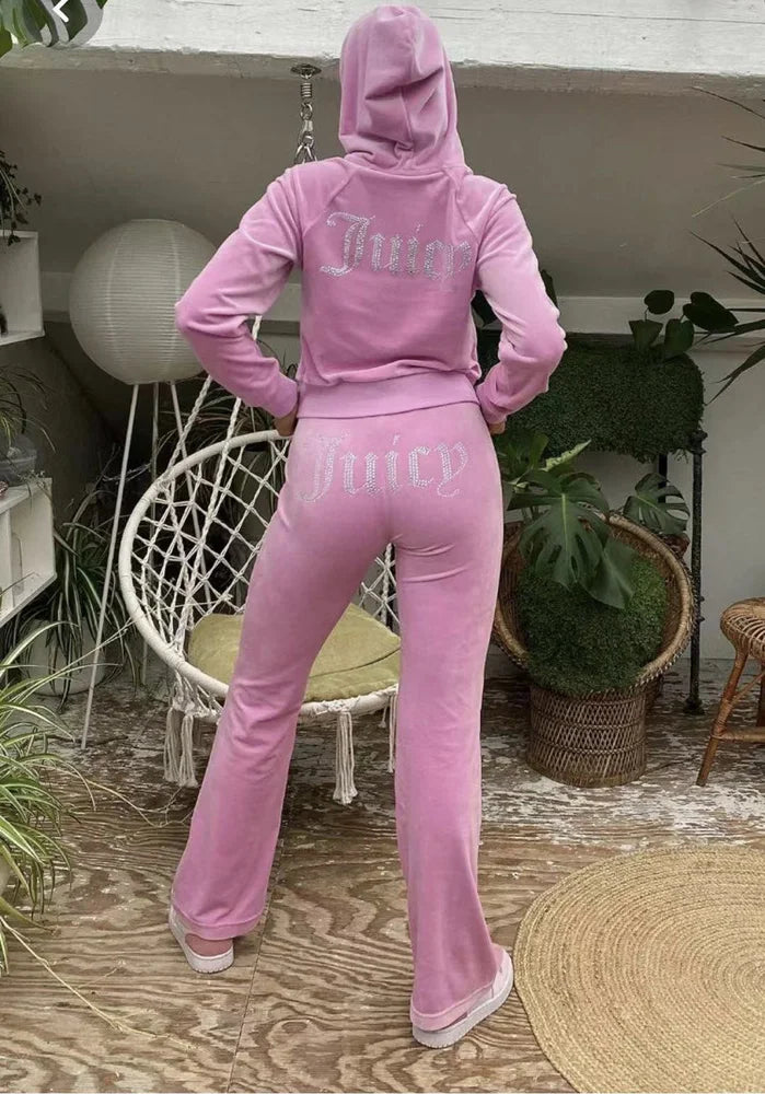 Women's Two-Piece Suit Tracksuit | Velvet