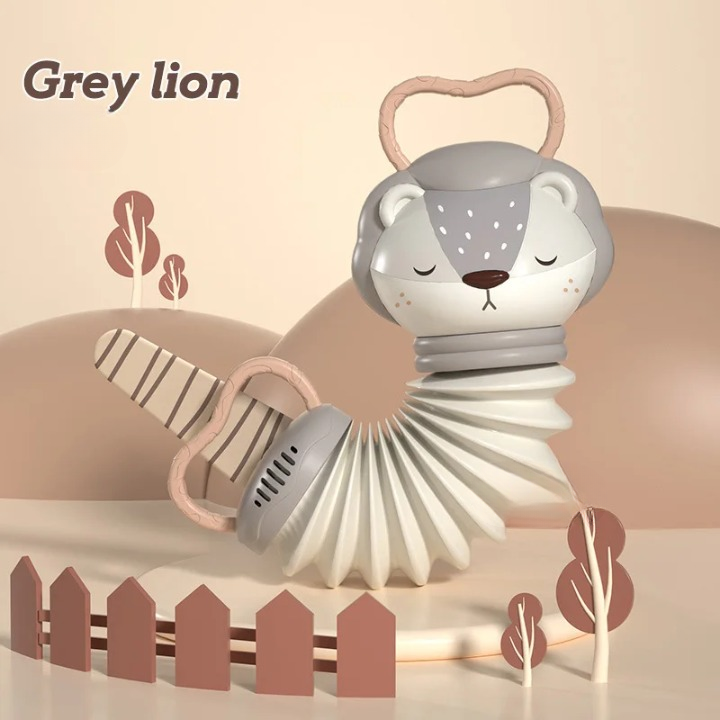 Dual-Function Baby Accordion and Rattle - Enhance Sensory Development with Calming Sounds