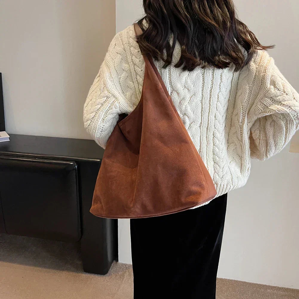 Women's Soft Tote Bag | Suede