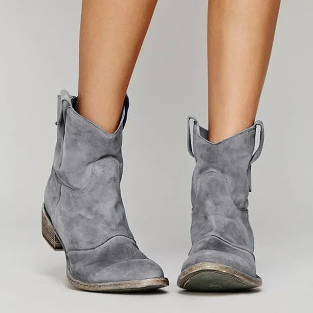 Women's Low Heels Boots | Suede