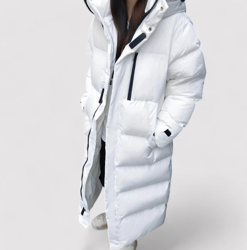 Women's Fluffy Puffer Jacket | Long