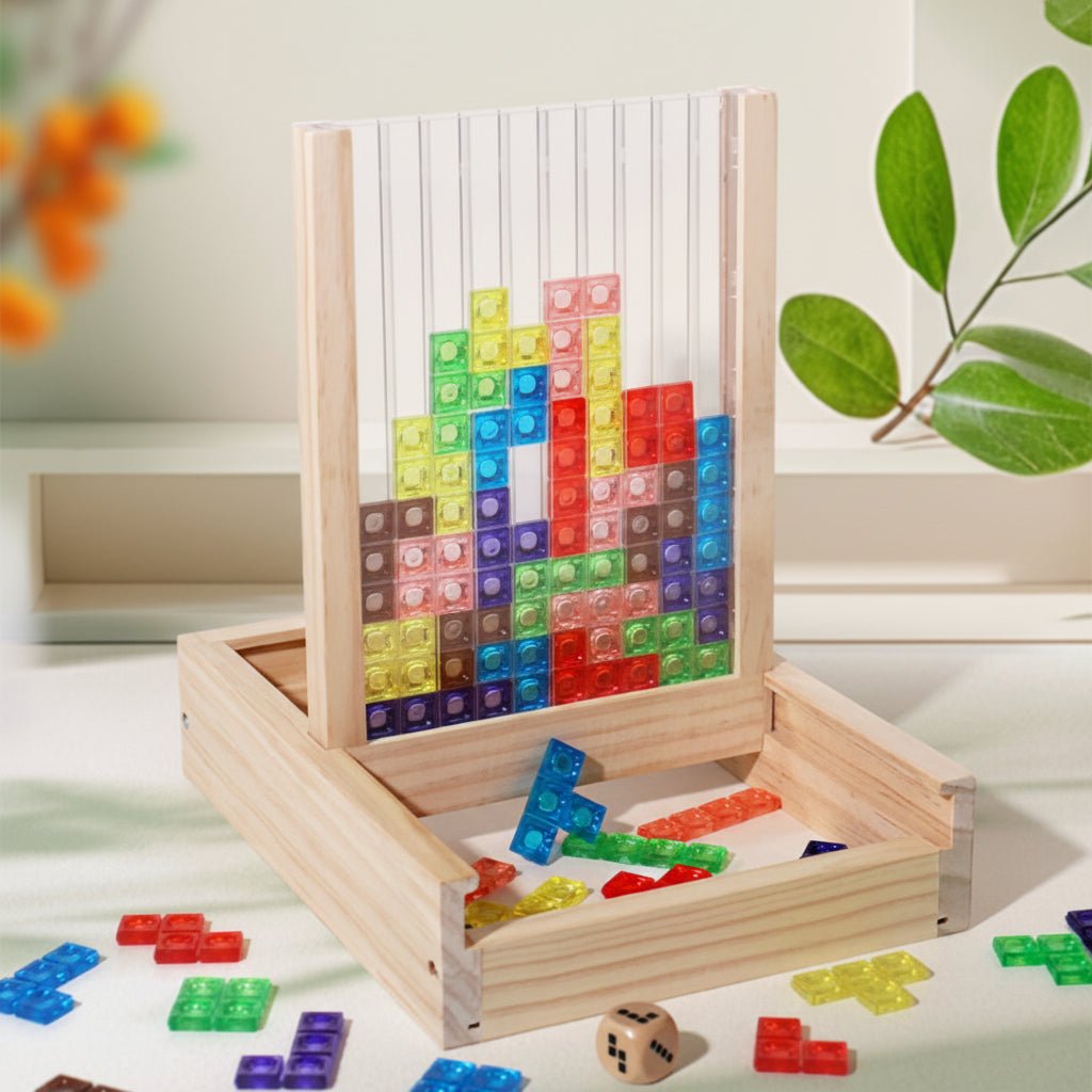 Wooden Puzzle for Sustainable Fun and Cognitive Development