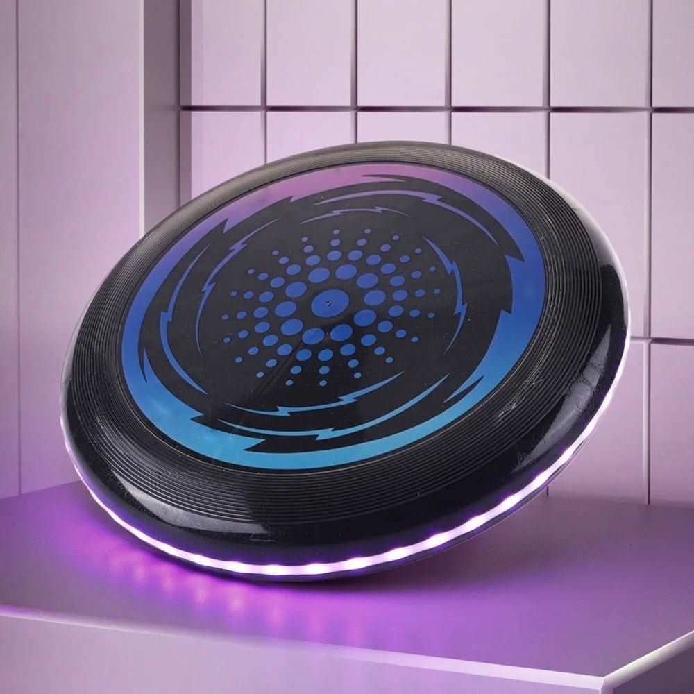 LED Glowing Frisbee for Night Games & Outdoor Fun