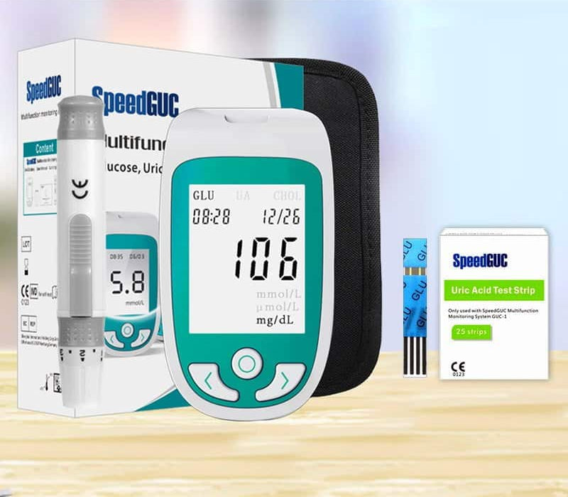 Health Monitor: Cholesterol, Glucose & Uric Acid Levels