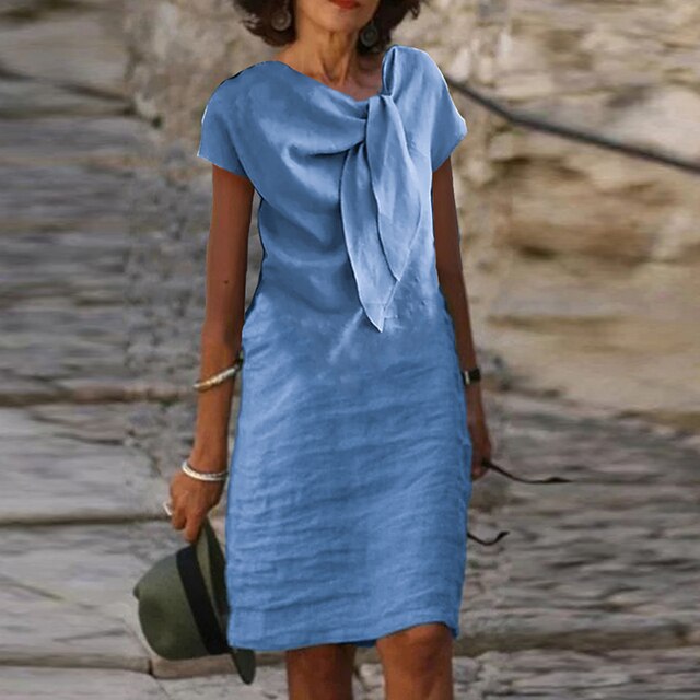 Mini Short Sleeve Evening Dress for Women | Elegant Party Style