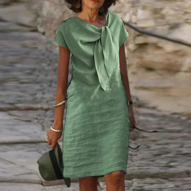 Mini Short Sleeve Evening Dress for Women | Elegant Party Style