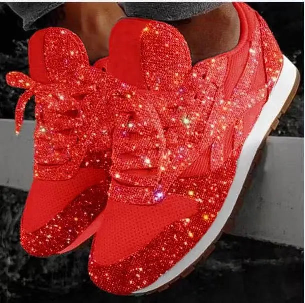 Women's Glitter Sneakers | Comfortable