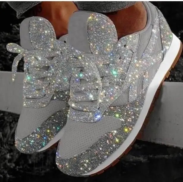 Women's Glitter Sneakers | Comfortable