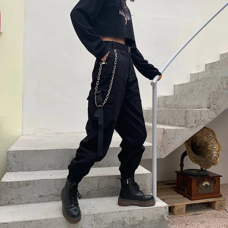 Women's Hip-Hop Cargo Trousers | Leisure