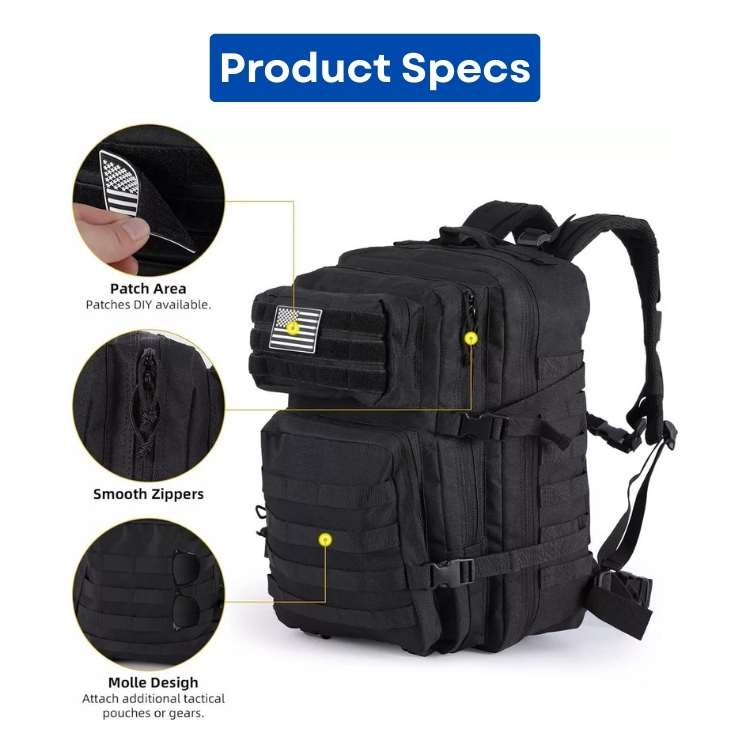 Versatile Survival Backpack 30L/50L