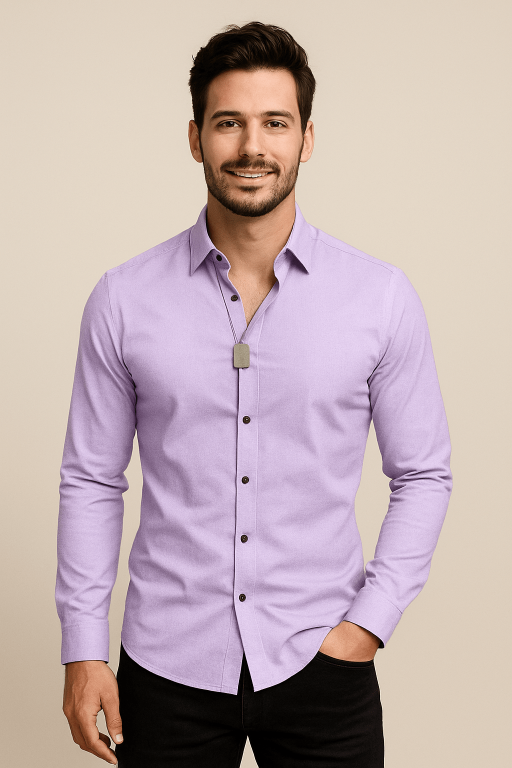 Men's Breathable Stretch Shirt | Long-Sleeve